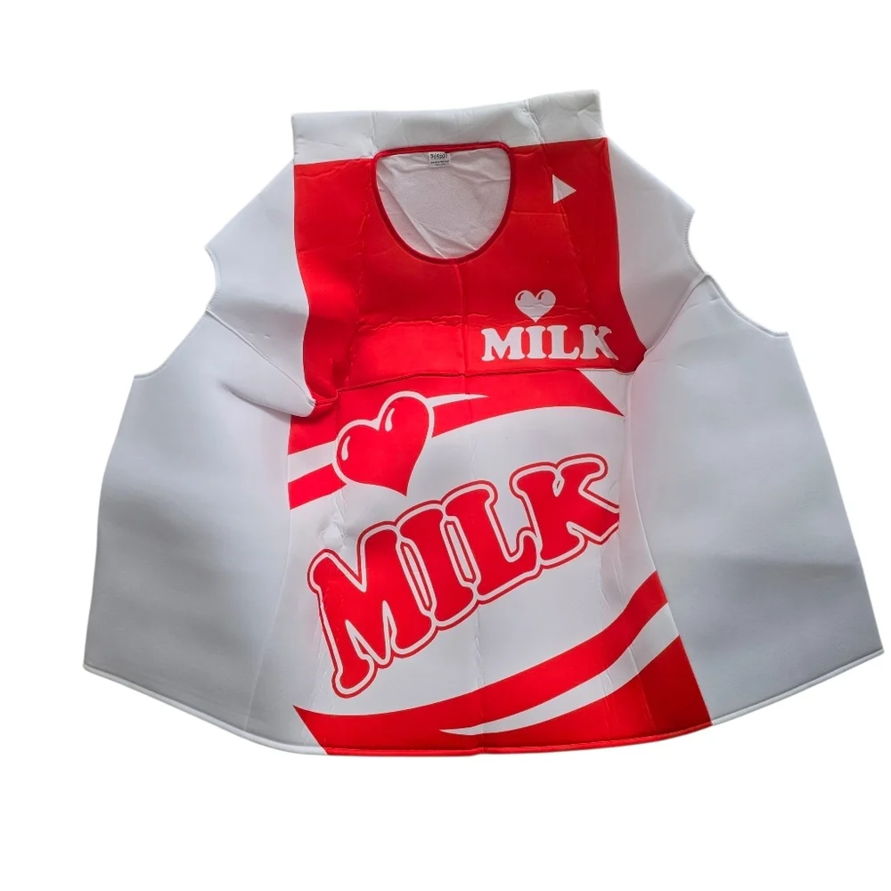 NWT Milk & Cookie Couples Costume | Funny Food Halloween Outfit | Adult One Size - Picture 4 of 12